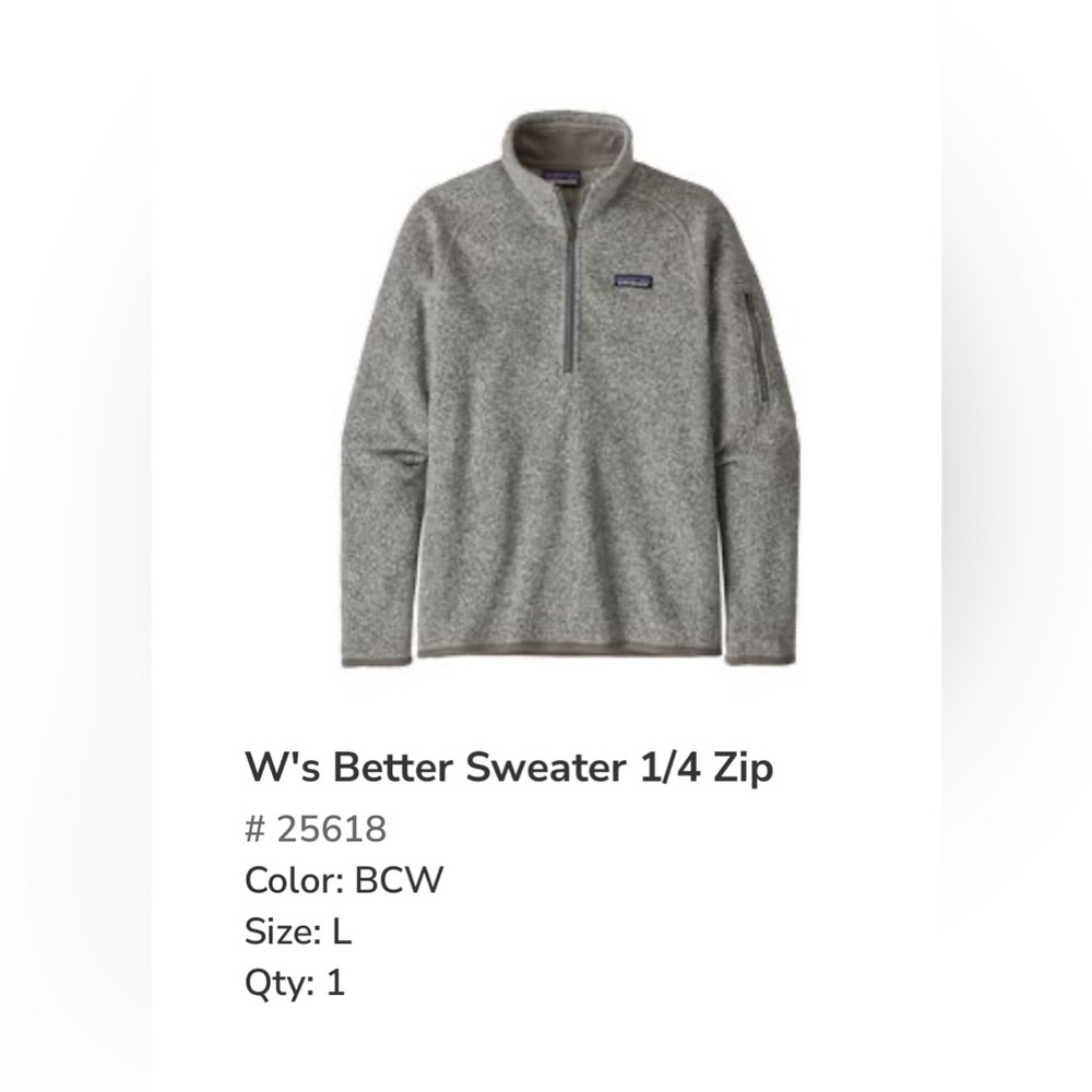 Patagonia sweater